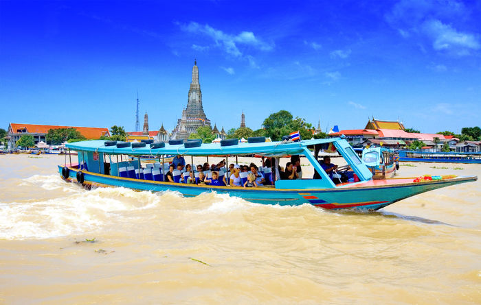 Bangkok river and canal boats