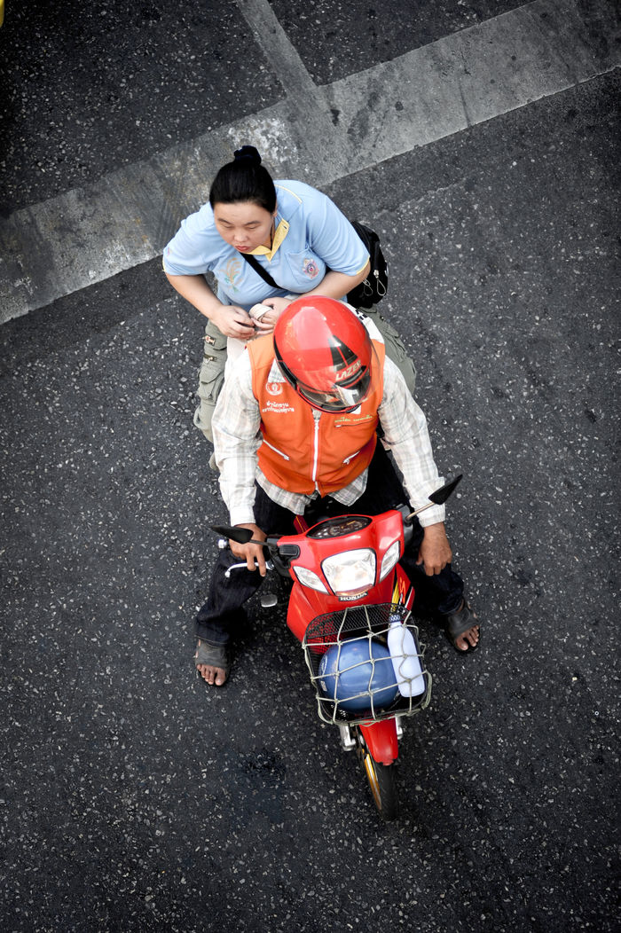 Motorbike Taxis in Bangkok