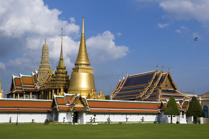 Wat Phra Kaew, the Emerald Buddha temple and the Grand Palace